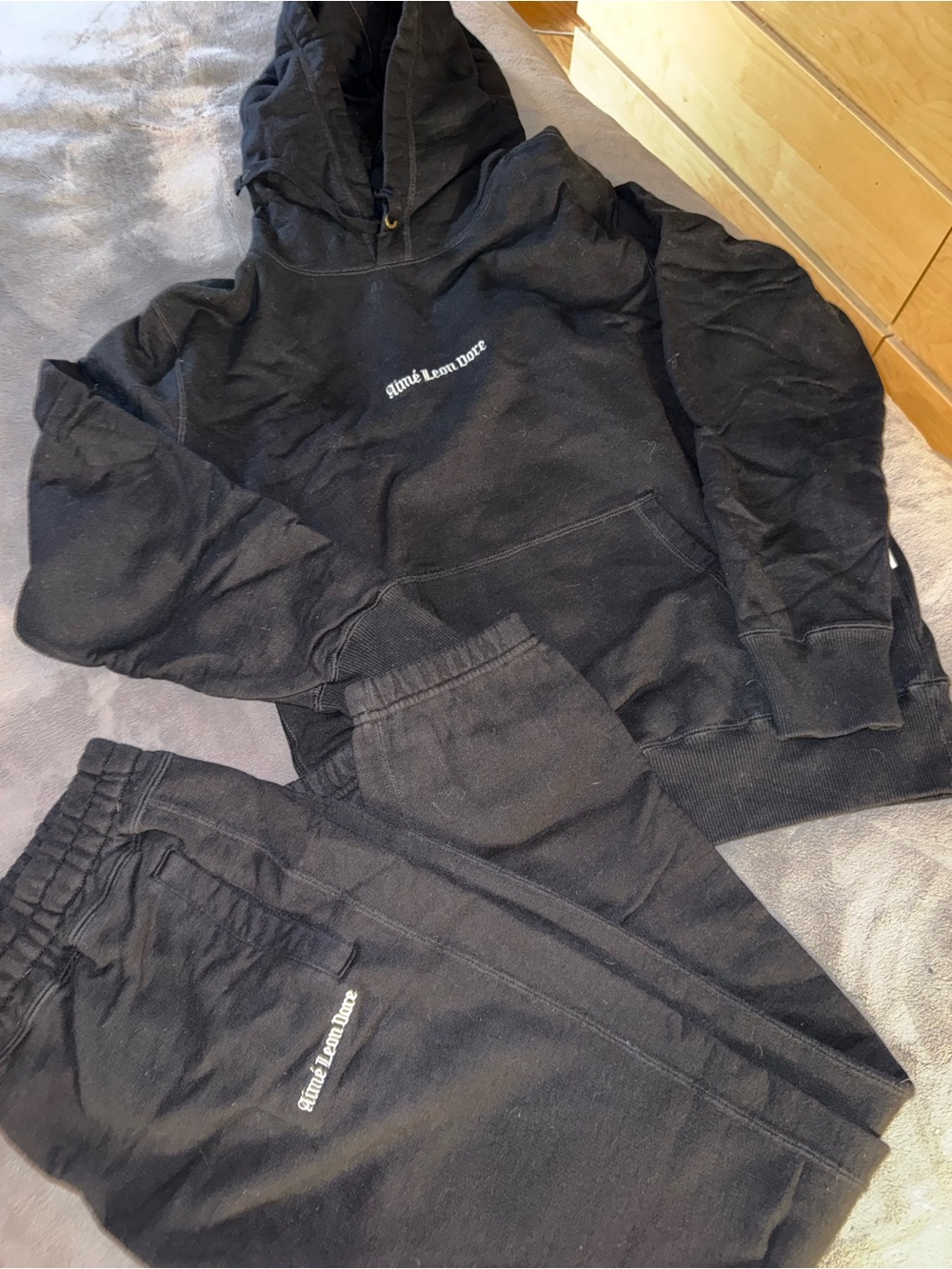 Aime Leon Dore Black ALD Uniform Set